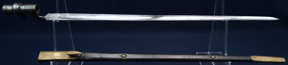 British 1876 Pattern Socket Bayonet, Egyptian Conversion, Dated 1888 - 2